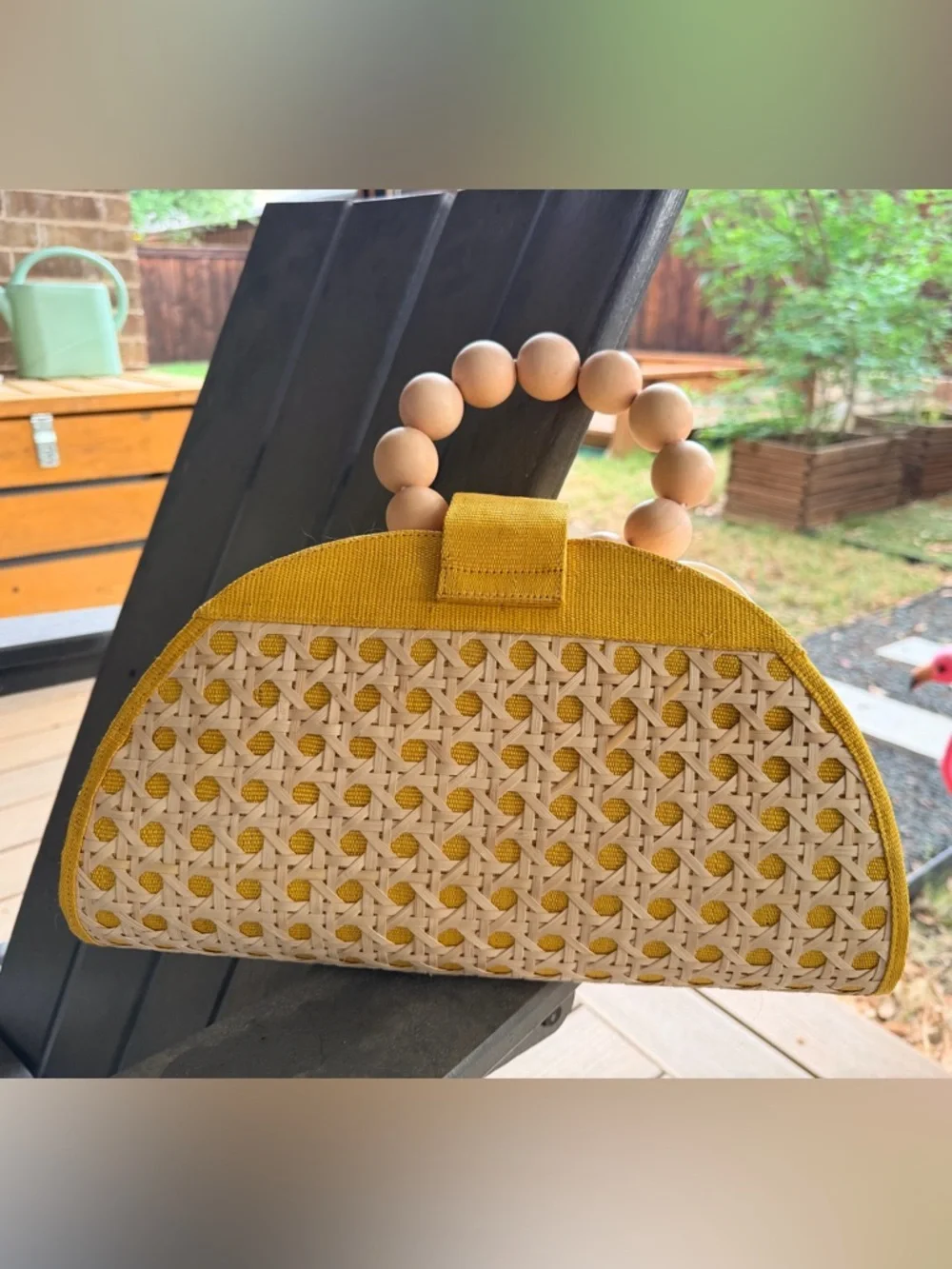 soli&Sun Yellow Isabella Handbag - Picture 2 of 9